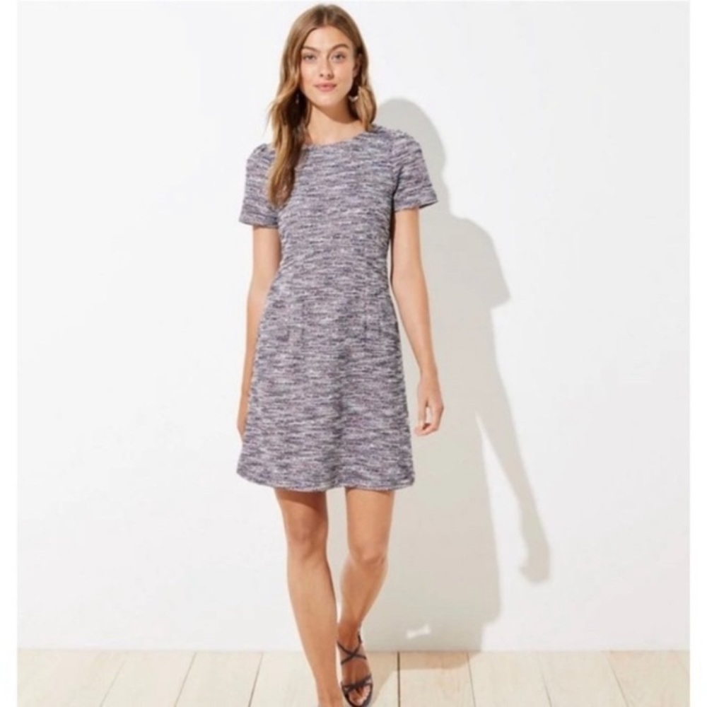🥀 LOFT 🥀 Tweed Shift Dress   NWT